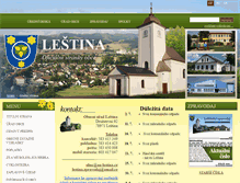 Tablet Screenshot of ou-lestina.cz